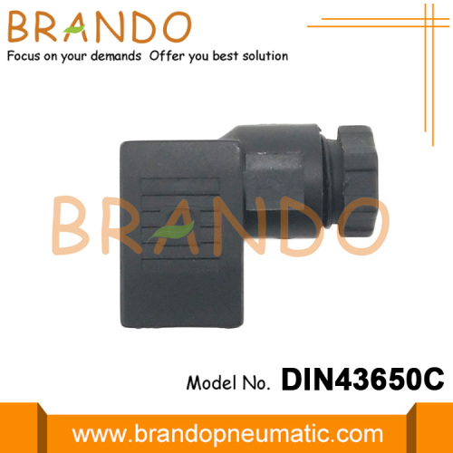 Internal Female Thread Black DIN Mounted Valve Connectors