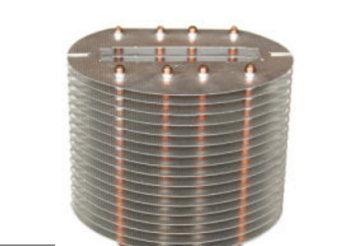 Metal stamping aluminum power radiator