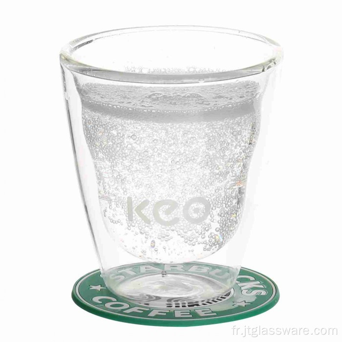 Tasses de 320 ml avec deux verres muraux