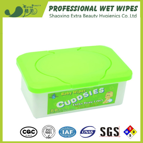 Organic Flushable Soft Wet Wipes Case