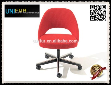 Wholesale modern replica Saarinen FRP side executive chair with wheels