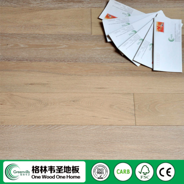 cheap smoked brushed parquet wood flooring