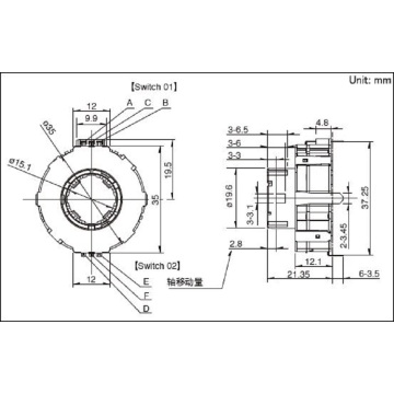 ALPS composite operation encoder