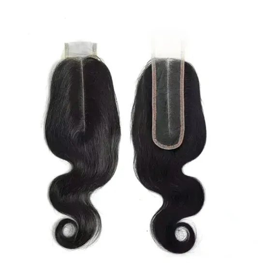 Factory Directly Provided Kim K Brazilian Virgin Human Hair Body Wave 2x6 Lace Closure
