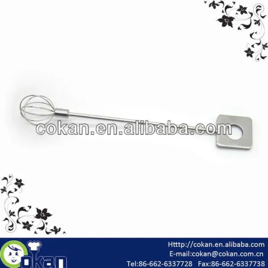 Manual Stainless Steel Coffee Milk Whisk CK-KT239