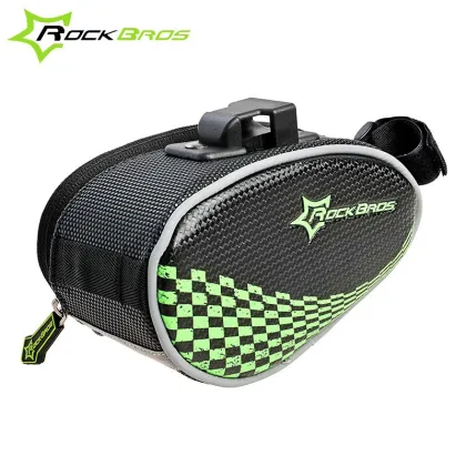 ROCKBROS PVC+EVA Cycling Bike Saddle Bag Bicycle Rear Seat Bag Quick Release Bike Bag Bicycle Accessories 5Colors
