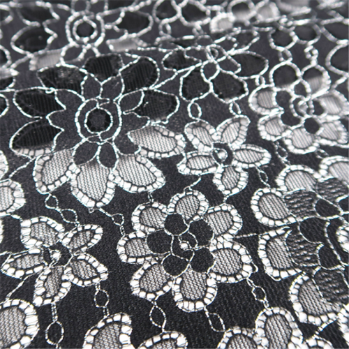 Ausgefallene Damenkleider mit filigraner Spitze bestickt Dress