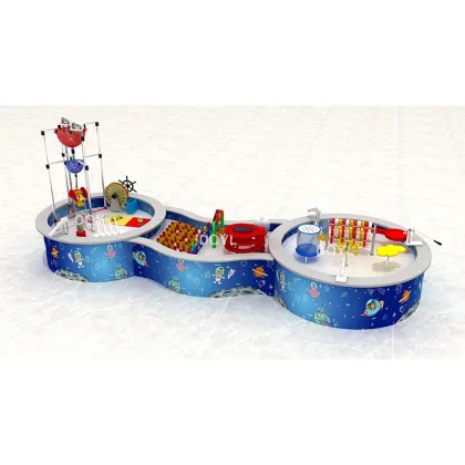 Water Play and Exercise Table: Fun Kids Park Equipment for Indoor Play Areas