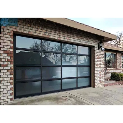 See-through garage door