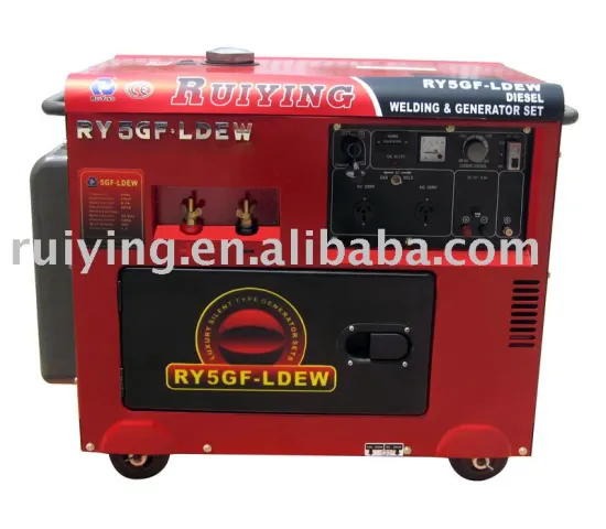 Air-cooled Welding&Diesel Generator Set Electric Startup