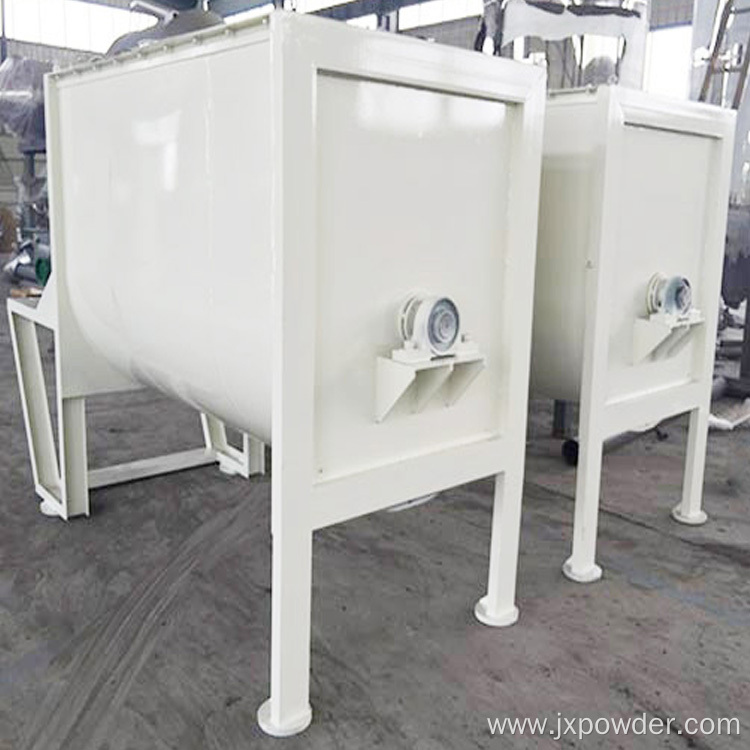 2 cubic twin or double screw belt mixer