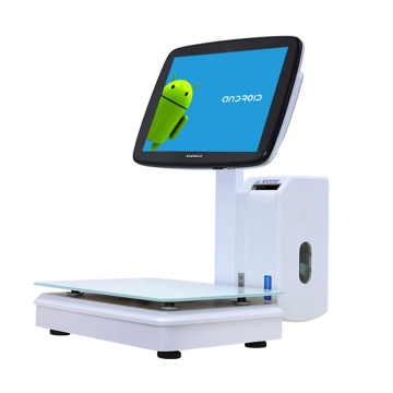 2023 نظام POS Android مع شاشة تعمل باللمس السعة لمحلات السوبر ماركت