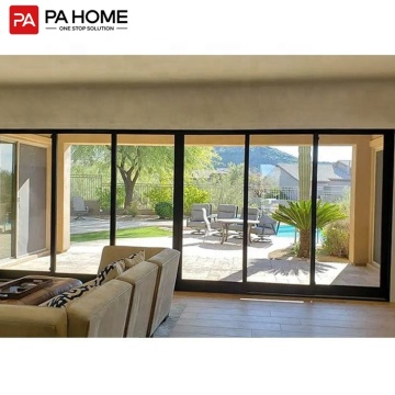 PINAI Modern Modular Aluminium Frame Wardrobe with Glass Sliding Door