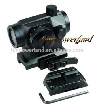 Funpowerland Hot Red Green Dot 1X24 llluminated T1 Optic Scope Sight QD Mount For Rifle