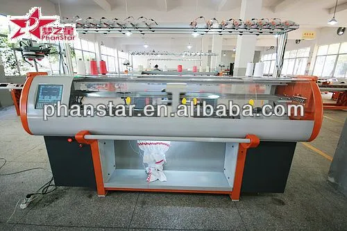 full automatic computerized flat knitting machine double system