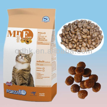 2014 hot sale 4 side sealed cat food plastic packaging bags