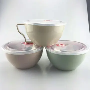 Stainless Steel Bowl for Noodles with Lid