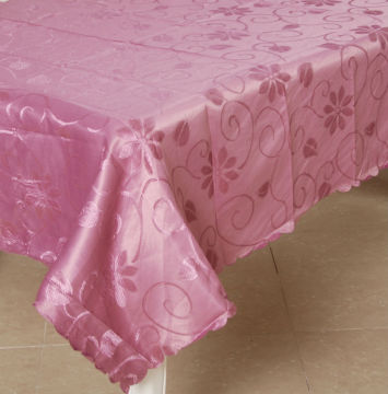 Jacquard Square Table Cloth made in china, Table Cover