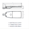 Verre trempée de 200W