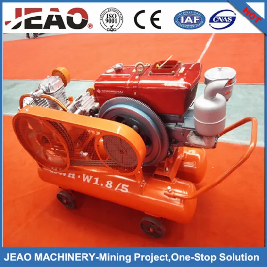 2017 Sales Popular Mobile Small Piston Air Pump with Jack Hammer for Mining