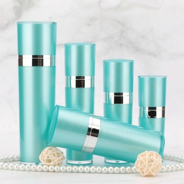 Luxurious Cyan Packaging Acrylic Cosmetic Bottles