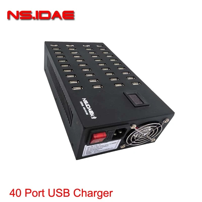 300W USB -oplaadpoortstation 40 poorten