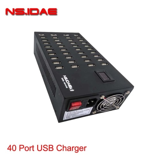 Estación de puerto de carga USB de 300W 40 puertos