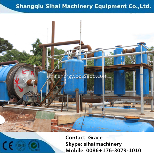 Used Car Tire Recycling To Oil Machine