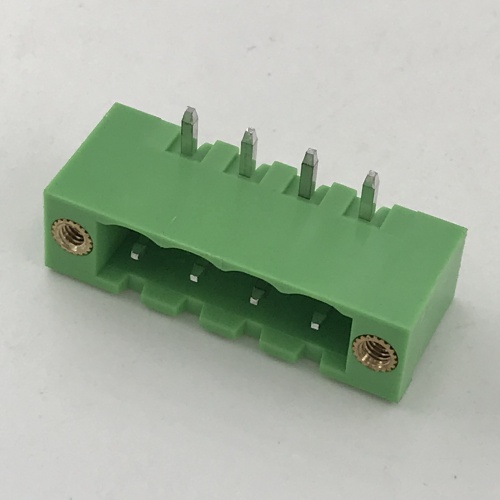 90 degree right angle PCB male terminal block