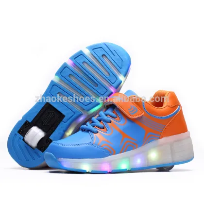 Wheels Winter Skate Shoes LED Casual Shoes Heel One Roller Shoes Kids Zapatillas Con Ruedas