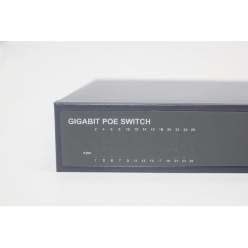 24 Ports PoE Switch 1 SFP 1 RJ45