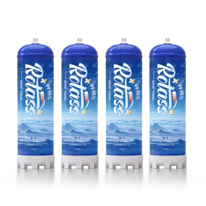 Large 2.2 L Whip Cream Gas Cylinder for Dessert Foaming: Cream Chargers
