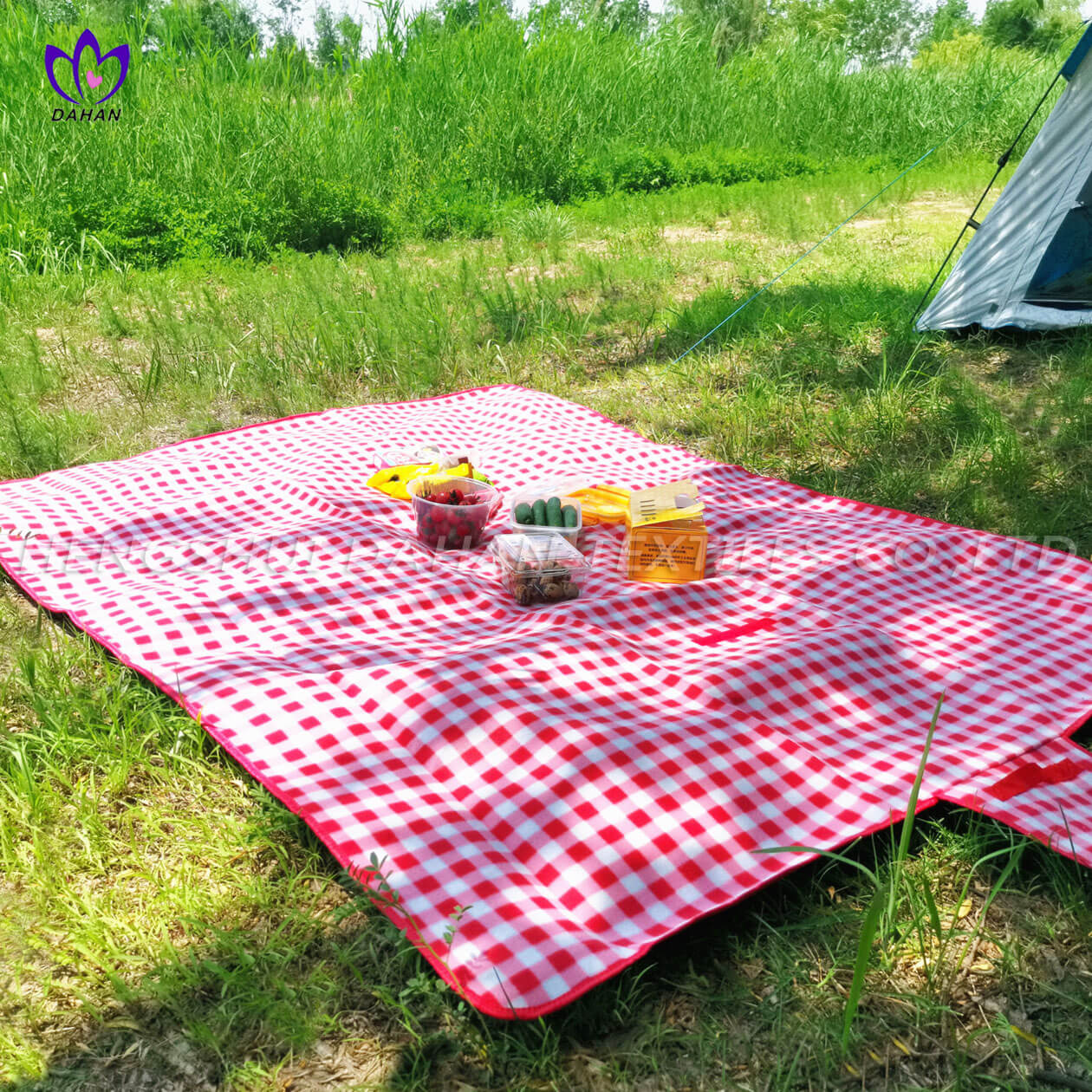 Picknickfilt vattentät picknickmatta med tryckning