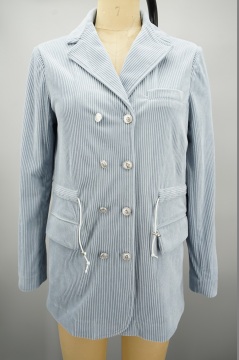 spring autumn items corduroy single-breasted jacket