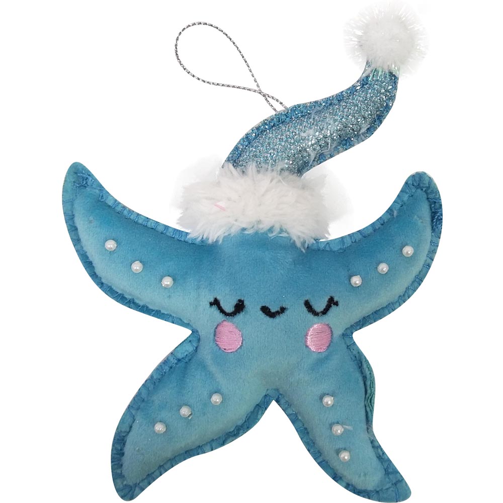 3d Starfish Christmas Hanging Ornaments