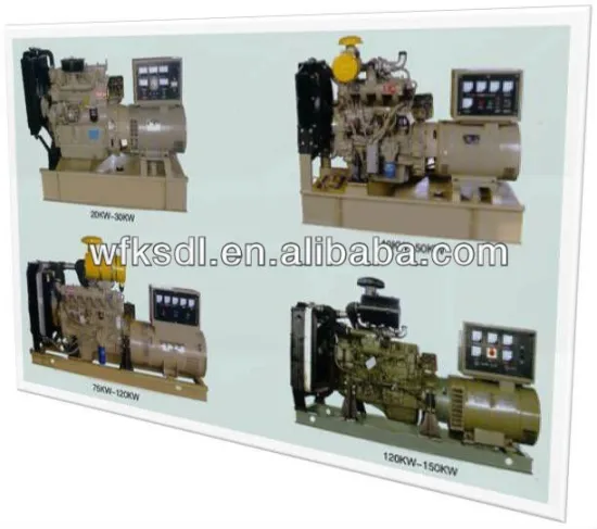 120kw weifang Ricardo diesel generator