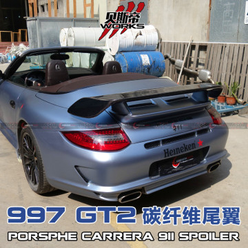 2005-2012 GT2M Style Carbon Fiber Trunk Spoiler For Porsche Carrera 911 997