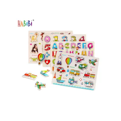 Handcrafted Wooden Jigsaw Puzzle for Kids: Math Learning and Entertainment