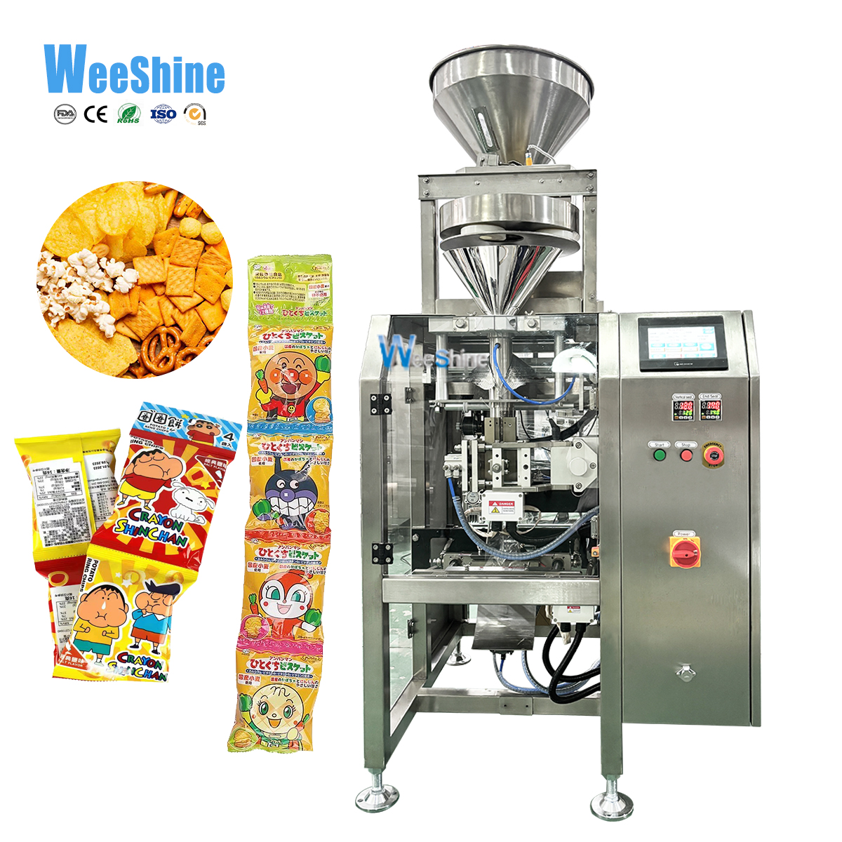 Máquina de embalaje continuo de Weeshine