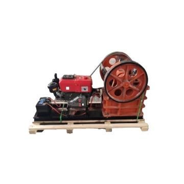 20TPH PE -250*400 Κινητό θραυστήρα σιαγόνας με κινητήρα ντίζελ - Μίνι Τιμή θραυστήρα Mini Stone