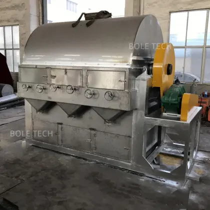 Yeast rotary drum scraper dryer Rotary drum flaker