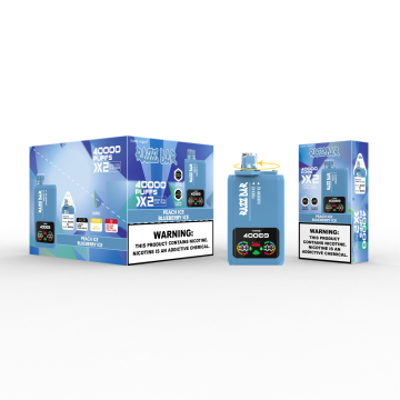 Razzbar Twin-Pod 40K-Puff Vape CIGS เรือฟรี Dual-รสชาติ