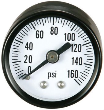 High pressure oil aseismatic gauge