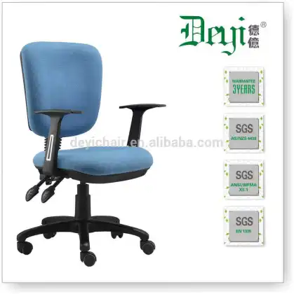 small back computer office chair 833-A computer chair with fixed armrest