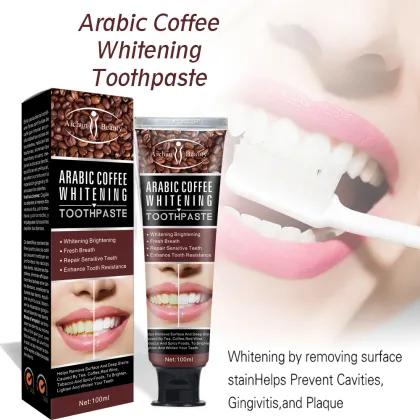 Best High Grade Coffee Teeth Whitening Toothpaste for Sensitive Teeth