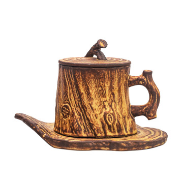 Personalized Handmade Coffee Cups: Custom Creative Retro Art Pull Flower Designs by Expert Manufacturers