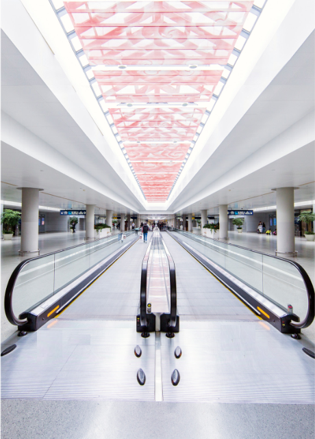 Passagens em movimento em melhor qualidade nos aeroportos