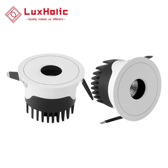 Anti-Glare COB LED Recessed Plaster Gypsum Downlight Ceiling Fitting