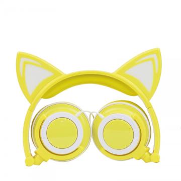 Cuffie per bambini Cat-Ear regalo di compleanno con luce a LED