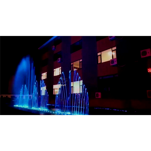 نیا ڈیزائن رنگین مور کی دم سوئنگ واٹر فاؤنٹین